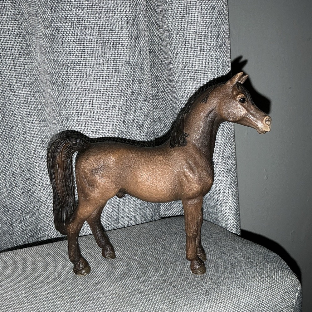 Schleich Germany Male Horse Figure Am Limes 69 Brown Pony 2007